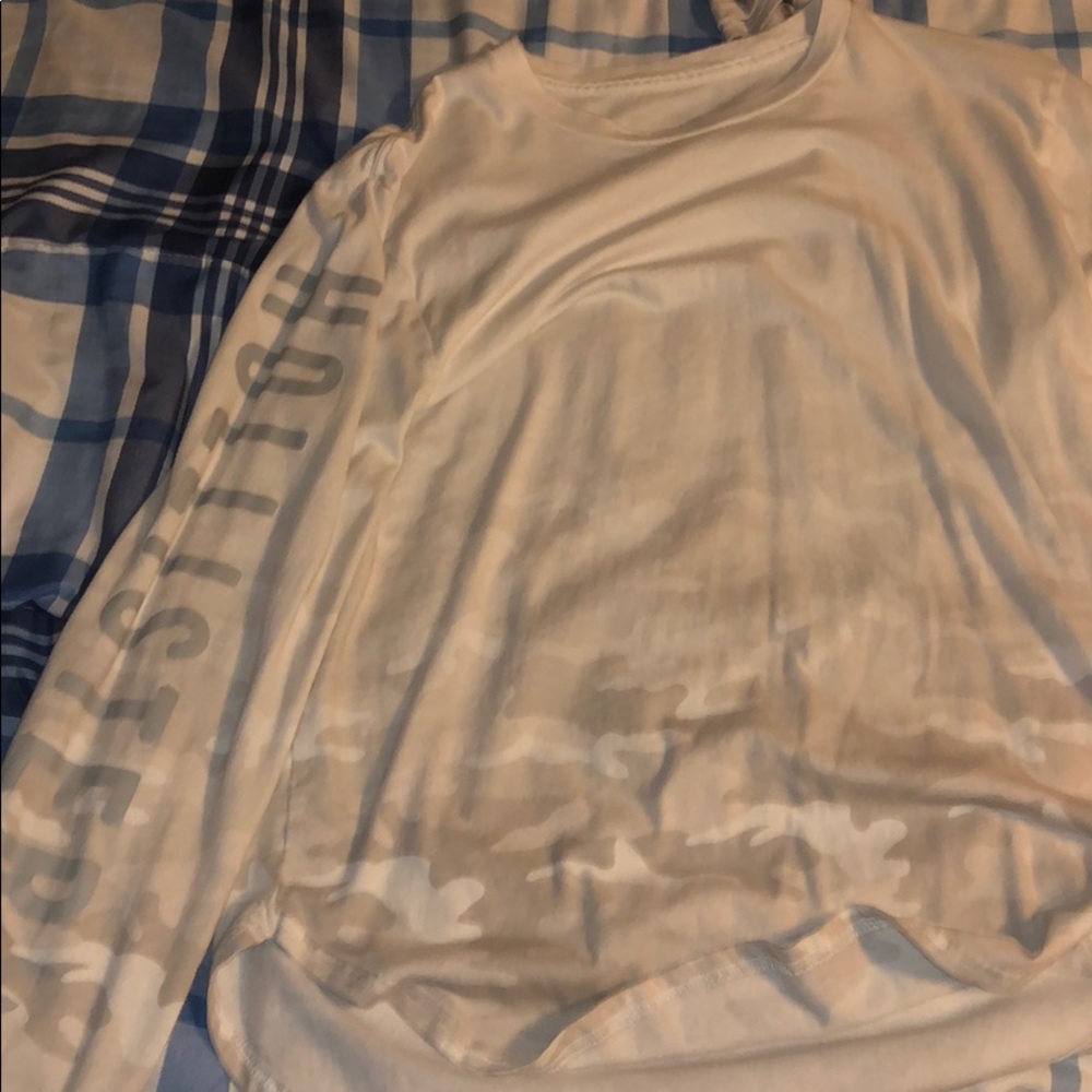 White camo Hollister shirt